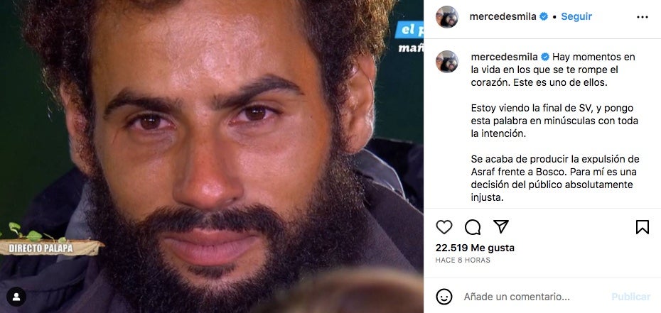 Mercedes Milá critica Supervivientes - Instagram