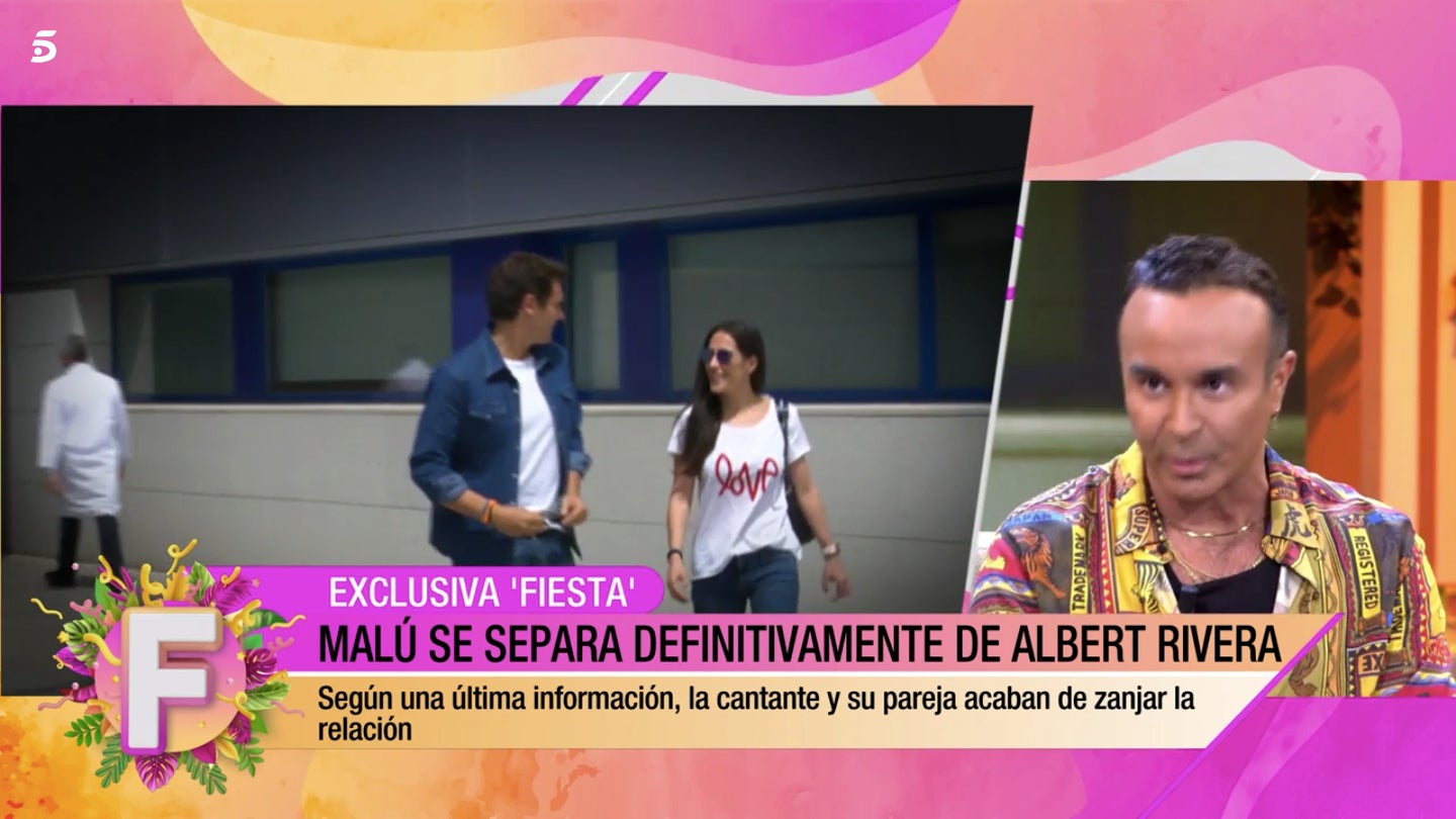 Més informació de la ruptura de Albert Rivera y Malú - Telecinco