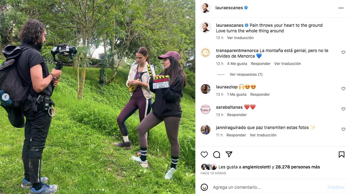 Primeres imatges del nou programa de Laura Escanes - Instagram