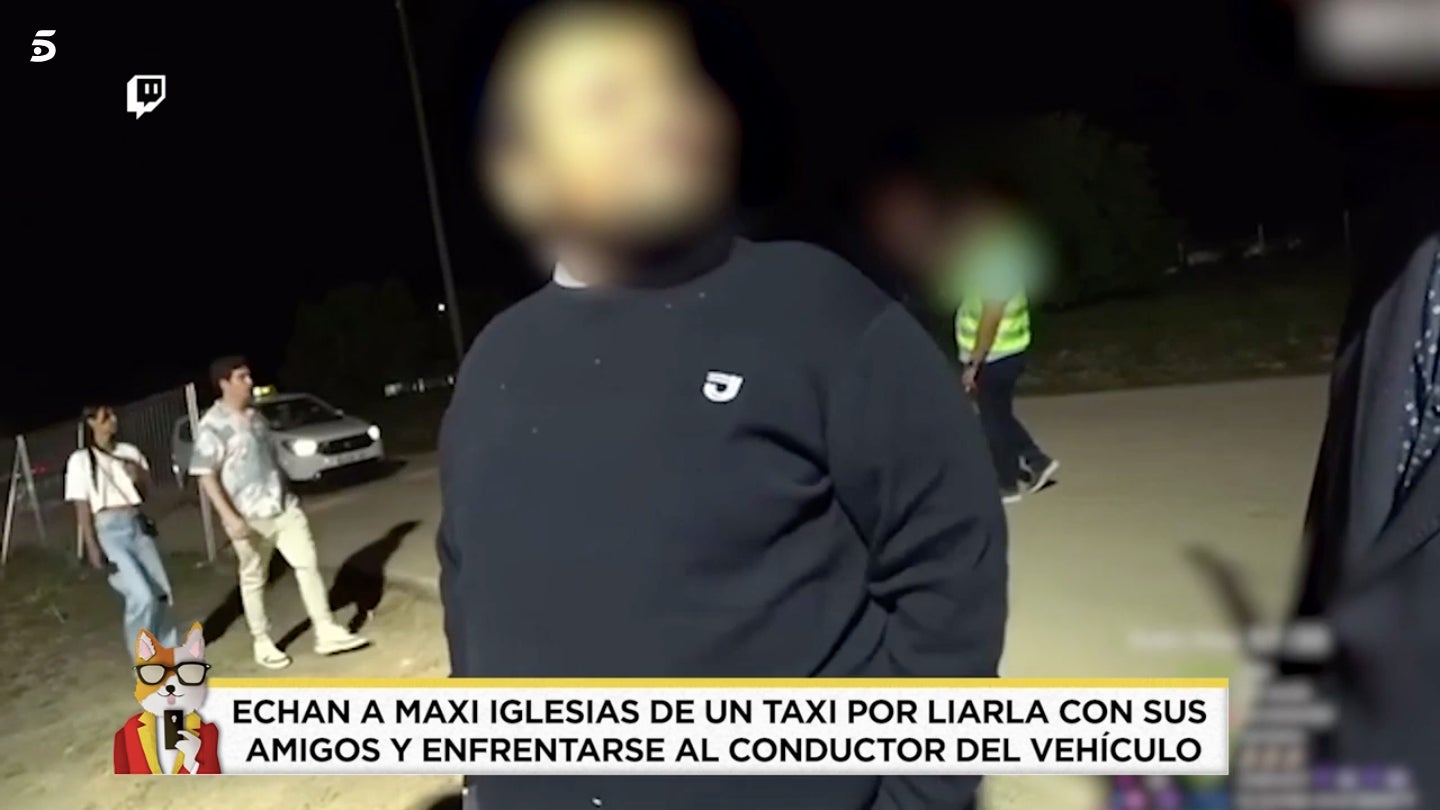 Un taxista denuncia el trato recibido por Maxi Iglesias - Telecinco