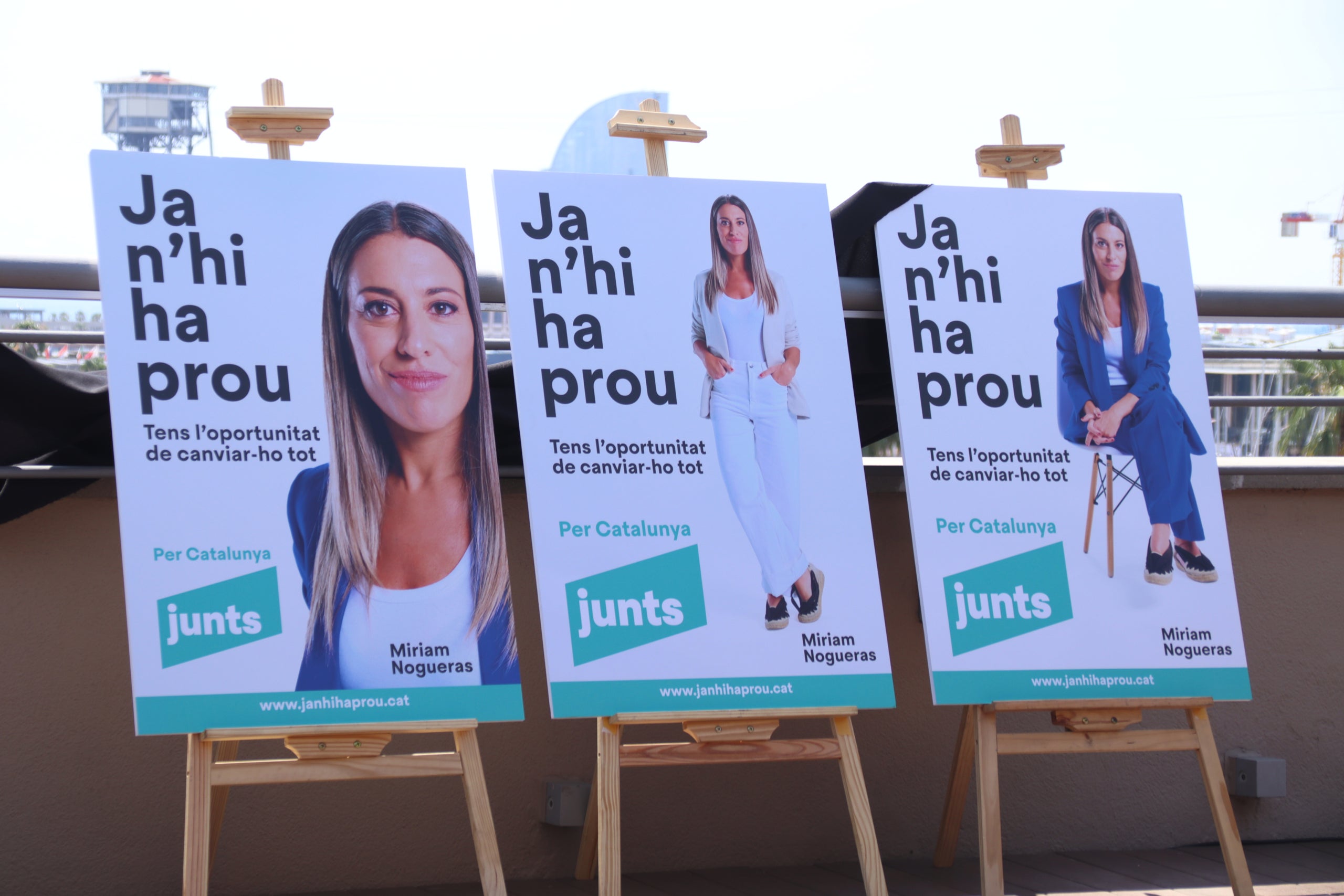 Imatge dels cartells electorals de Junts de cara al 23-J / ACN