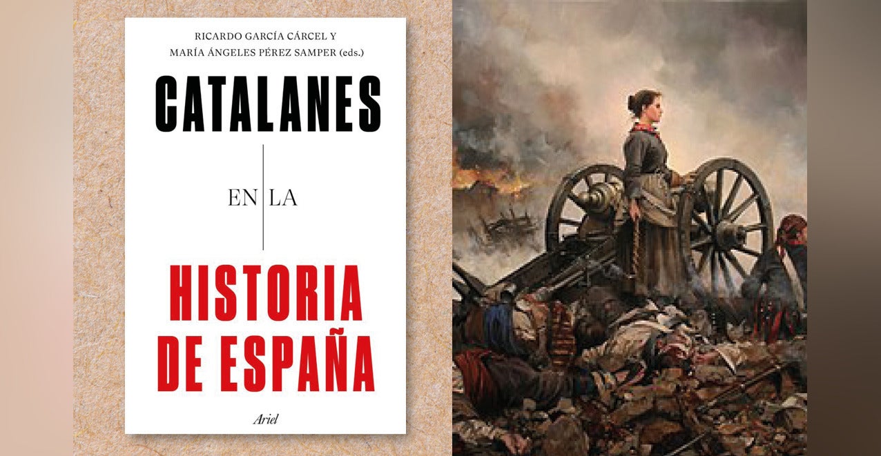 Agustina d'Aragó, protagonista del tercer capítol del llibre 'Catalanes en la historia de España' (Ariel)