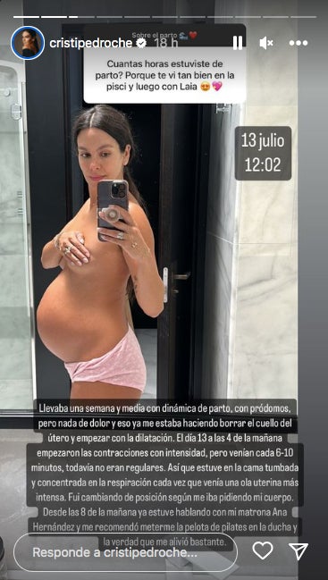 Com i quan va posar-se de part - Instagram