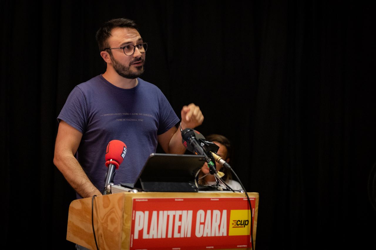 Albert Botran, de la CUP, que se ha quedado sin acta en el Congreso de Diputados/CUP