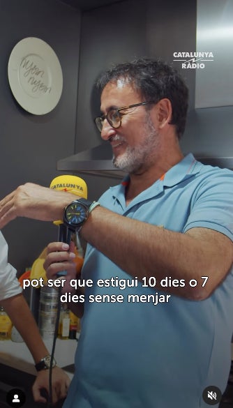 El Xavier Graset parla de les dietes que segueix - Catalunya Ràdio