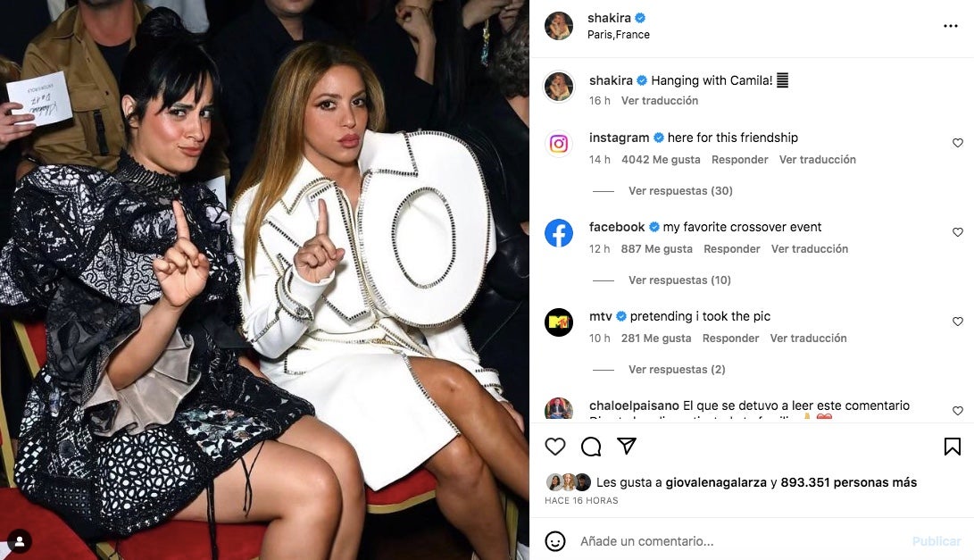 La cantant ha estat protagonista de la Setmana de la Moda de París - Instagram
