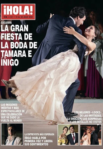 La revista Hola publica la segon part del reportatge de la boda de Tamara i Íñigo