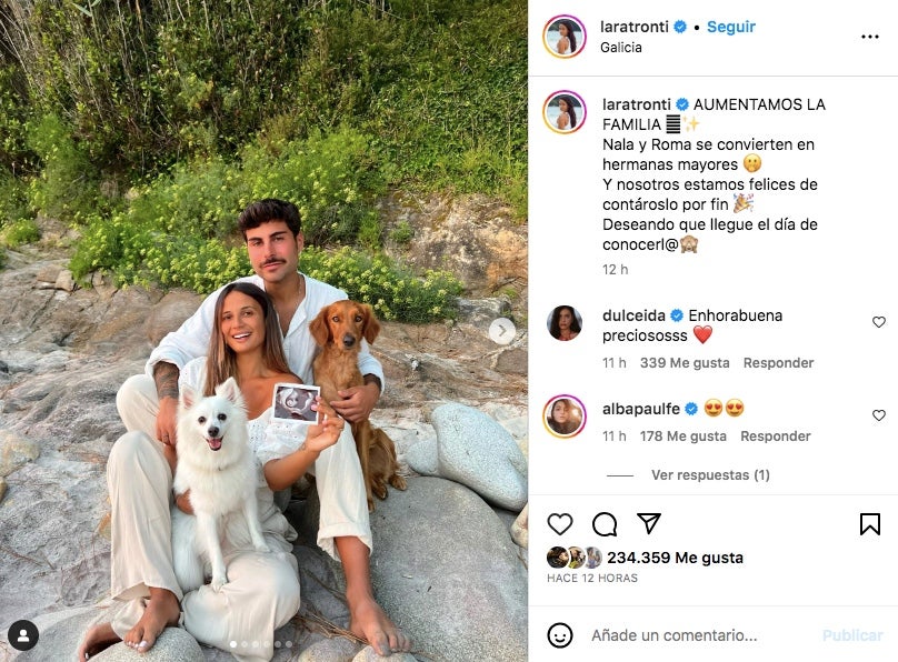 Lara i Hugo de La isla de las tentaciones seran pares - Instagram