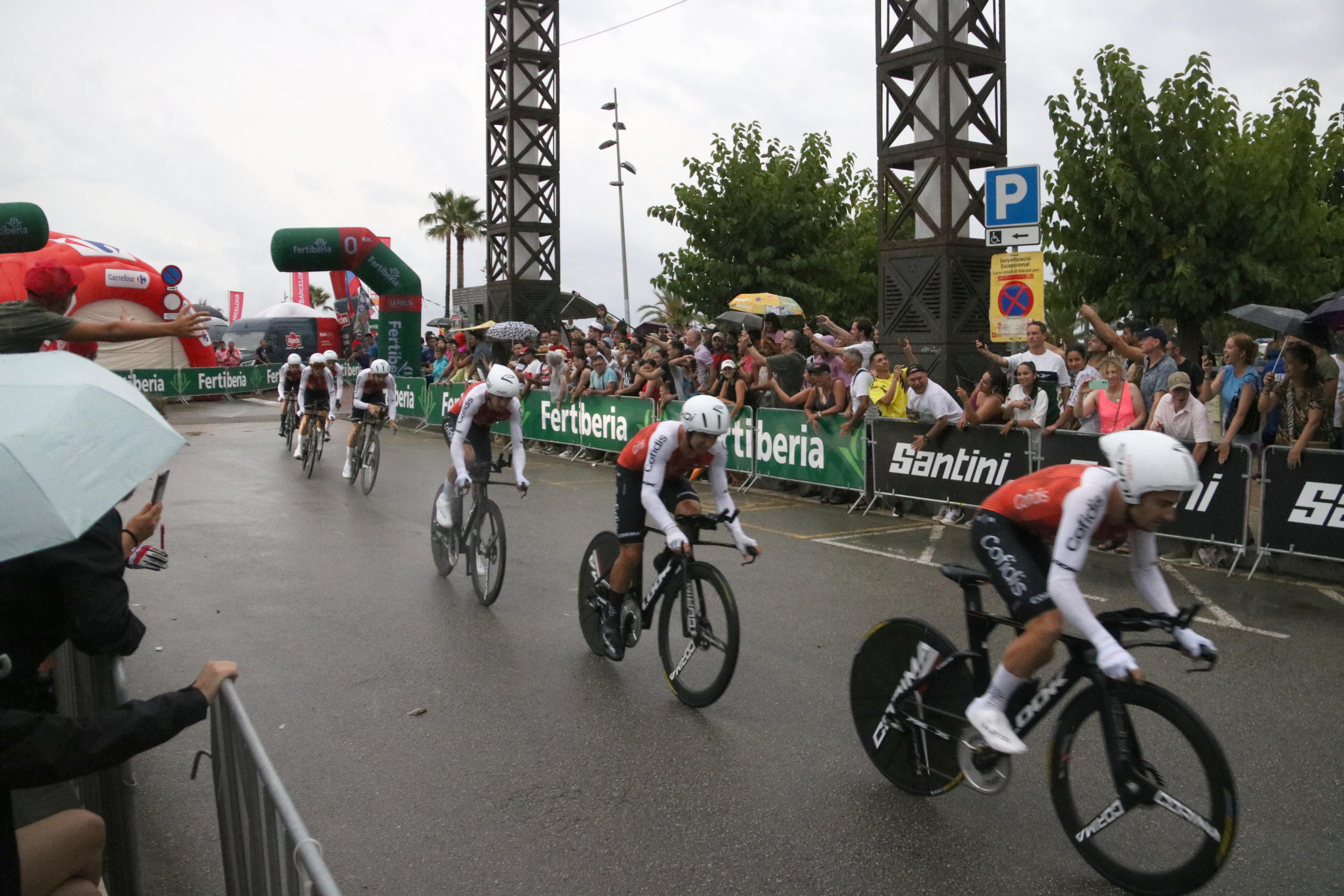 La Vuelta a Espanya, al seu pas per Barcelona, en la seva etapa d'ahir/ACN