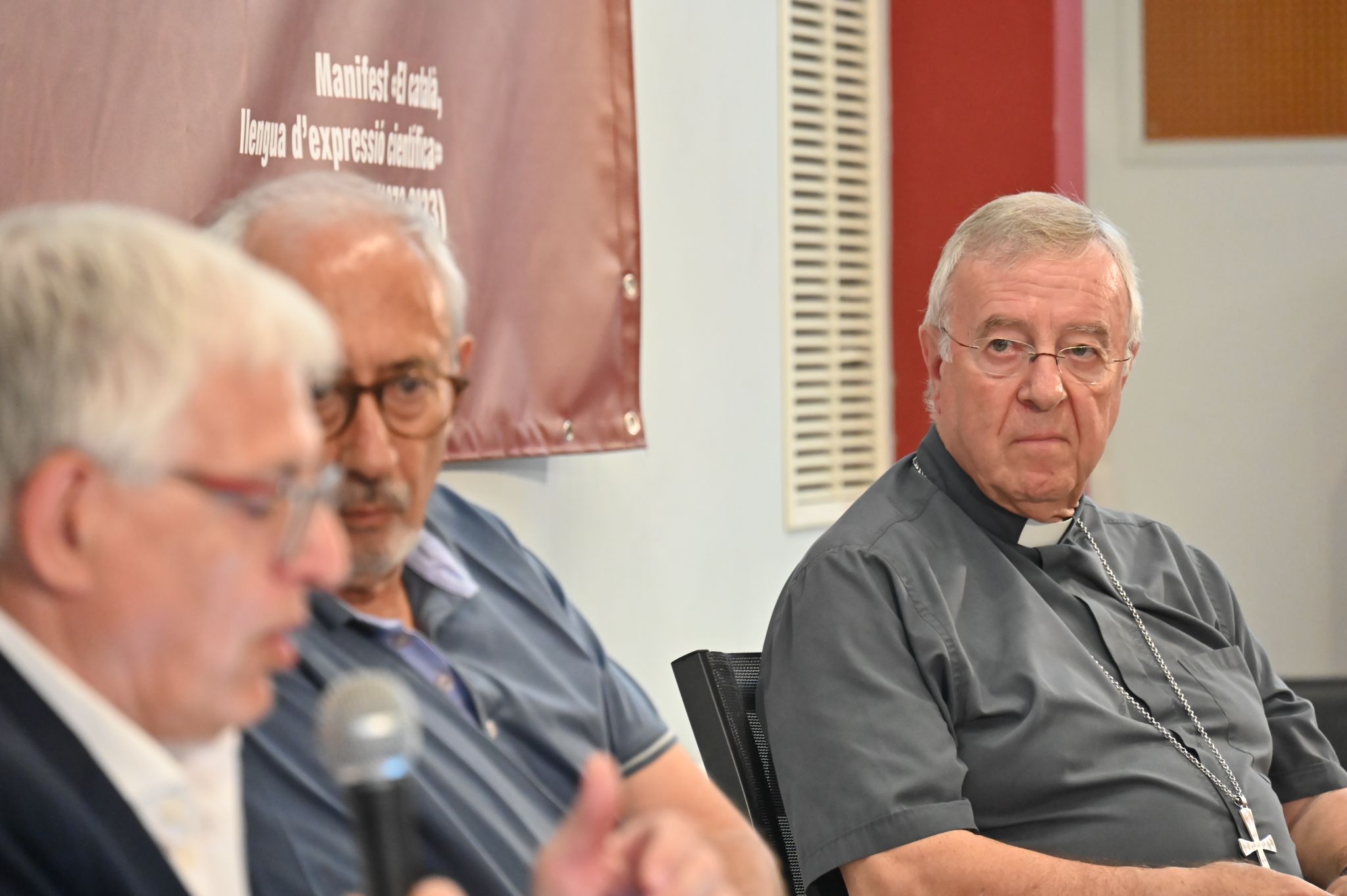 El bisbe de Mallorca, Sebastià Altavull, denuncia que l'increpen per fer missa en català/Josep Maria Montaner
