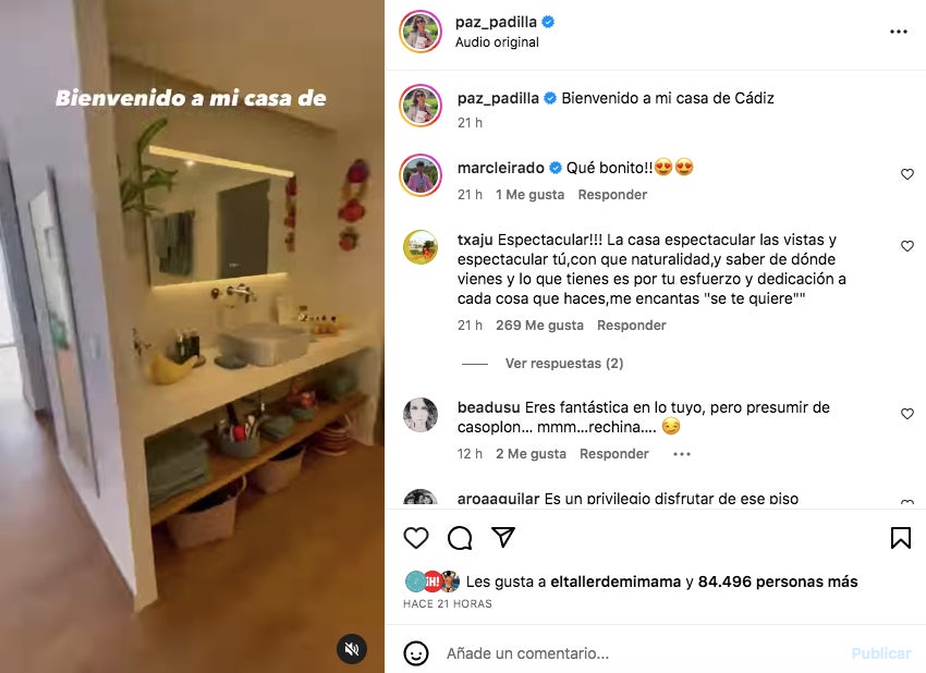 Així és el lavabo de la casa de Cádiz - Instagram