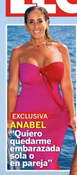 Anabel Pantoja diu que vol ser mare - Lecturas