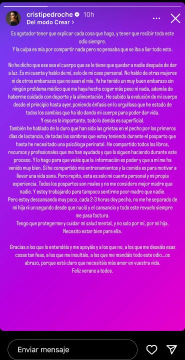 Cristina Pedroche es defensa - Instagram