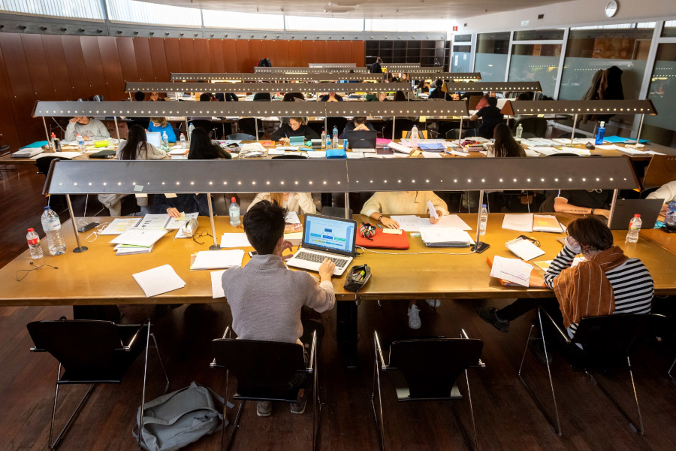 La sala d'estudis de la Facultat de Medicina de la Universitat de Lleida / ACN