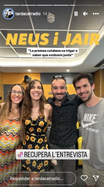 Neus i Jair Domínguez donen detalls del seu amor - Instagram