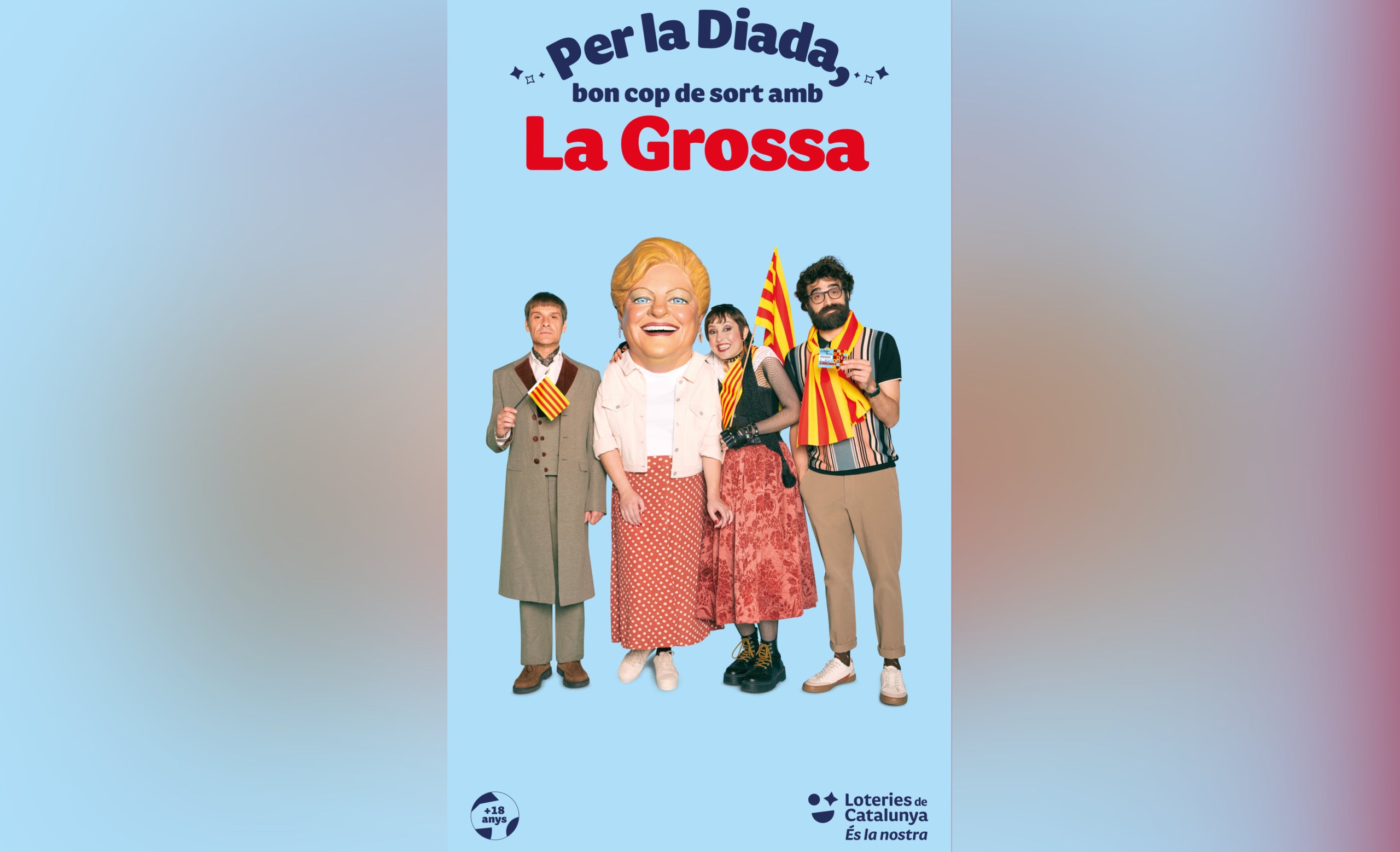 Cartell del sorteig de La Grossa de La Diada 2023