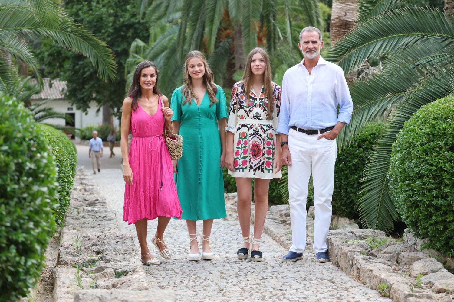 Primera foto familiar de la família reial a Mallorca - Europa Press