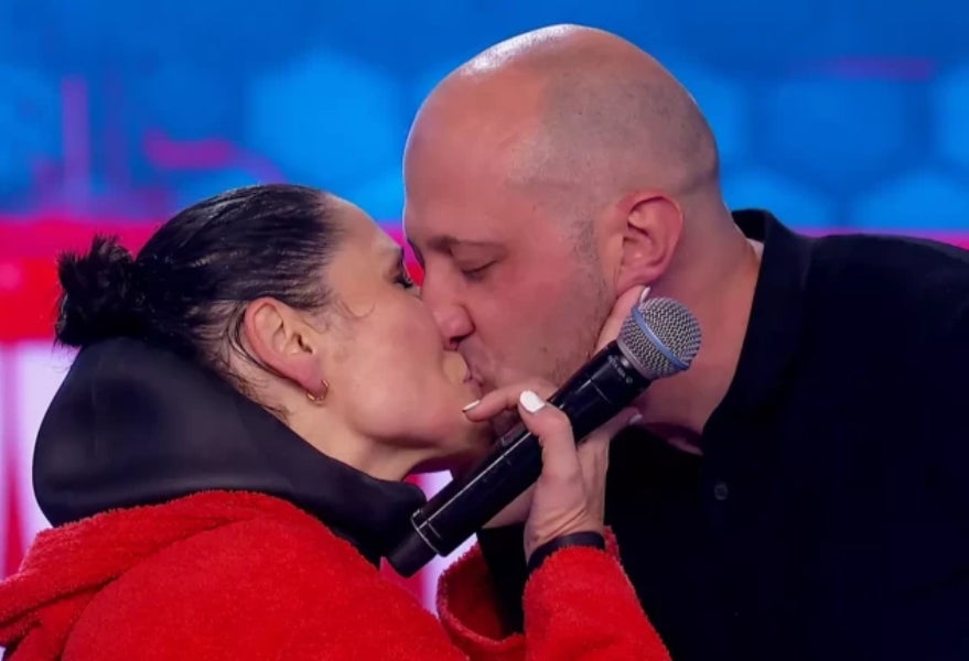 Rosa López i el nòvio a Antena 3
