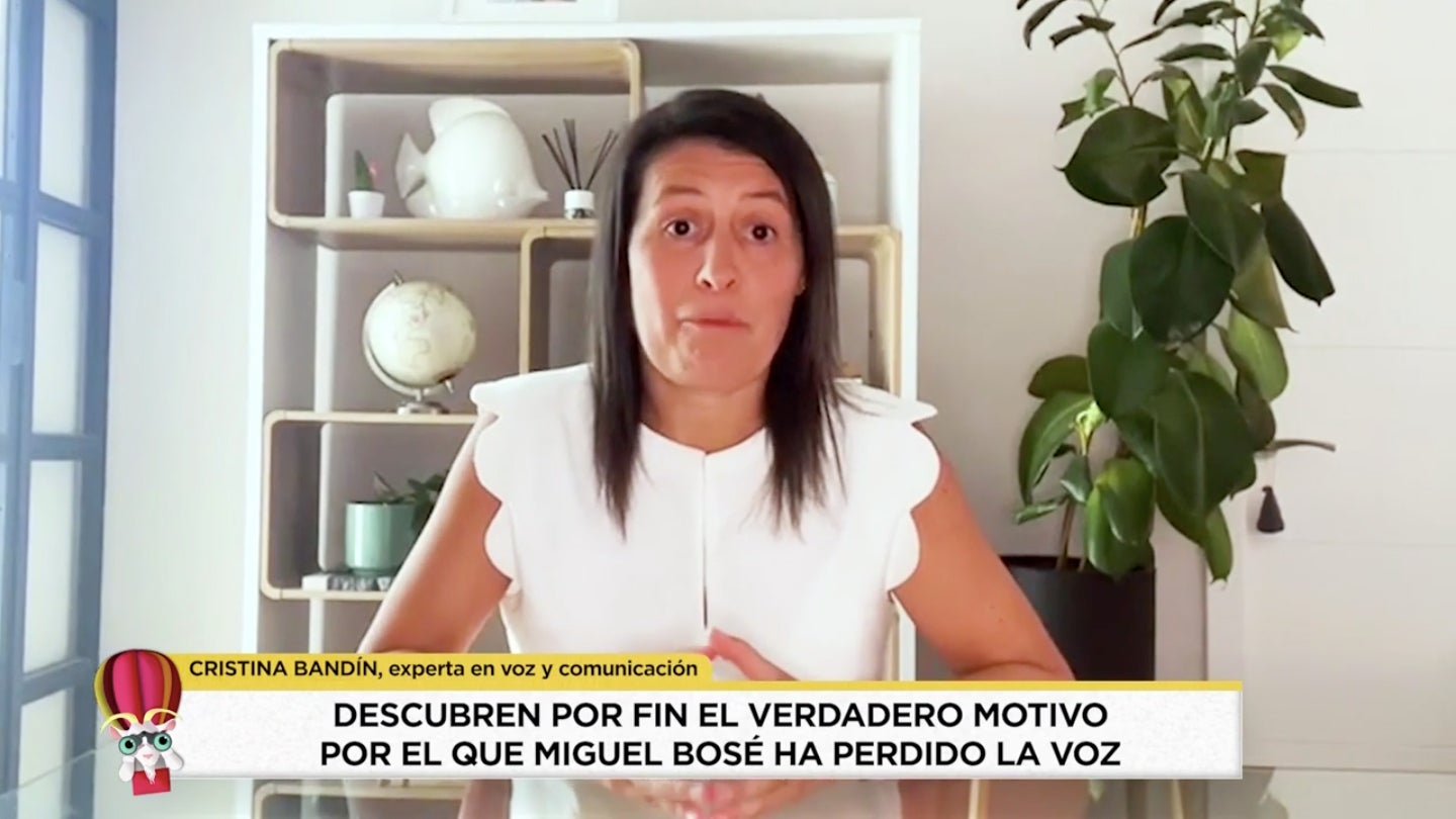 Una experta analitza per què podria haver perdut la veu Miguel Bosé - Telecinco