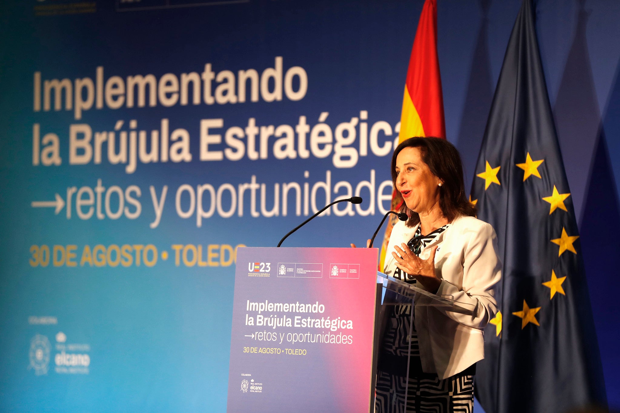 Margarita Robles, en la trobada informal dels ministres de Defensa/MdD