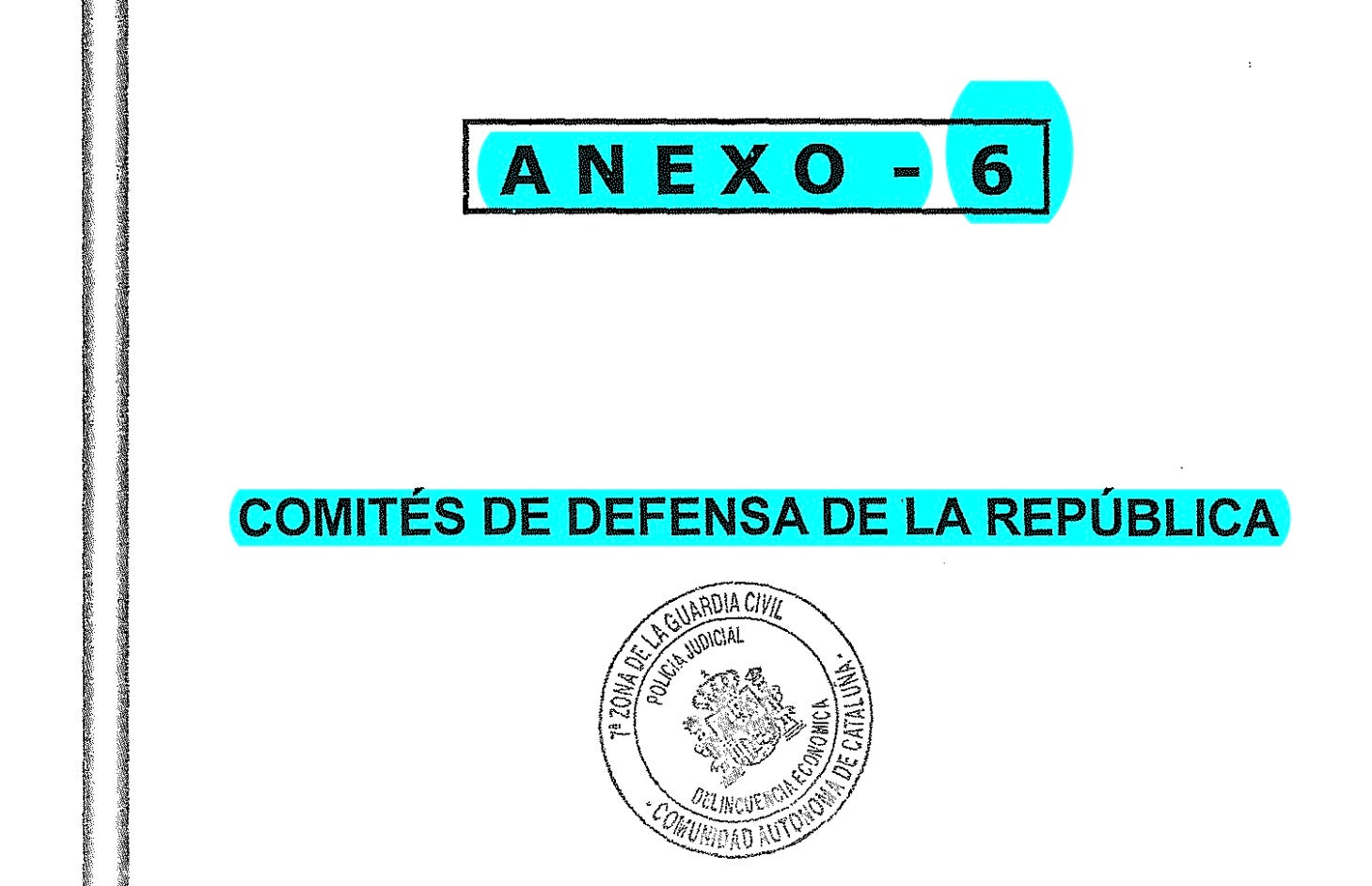 Llevada de un informe sobre los CDR firmado por el teniente Coronel Baena/QS