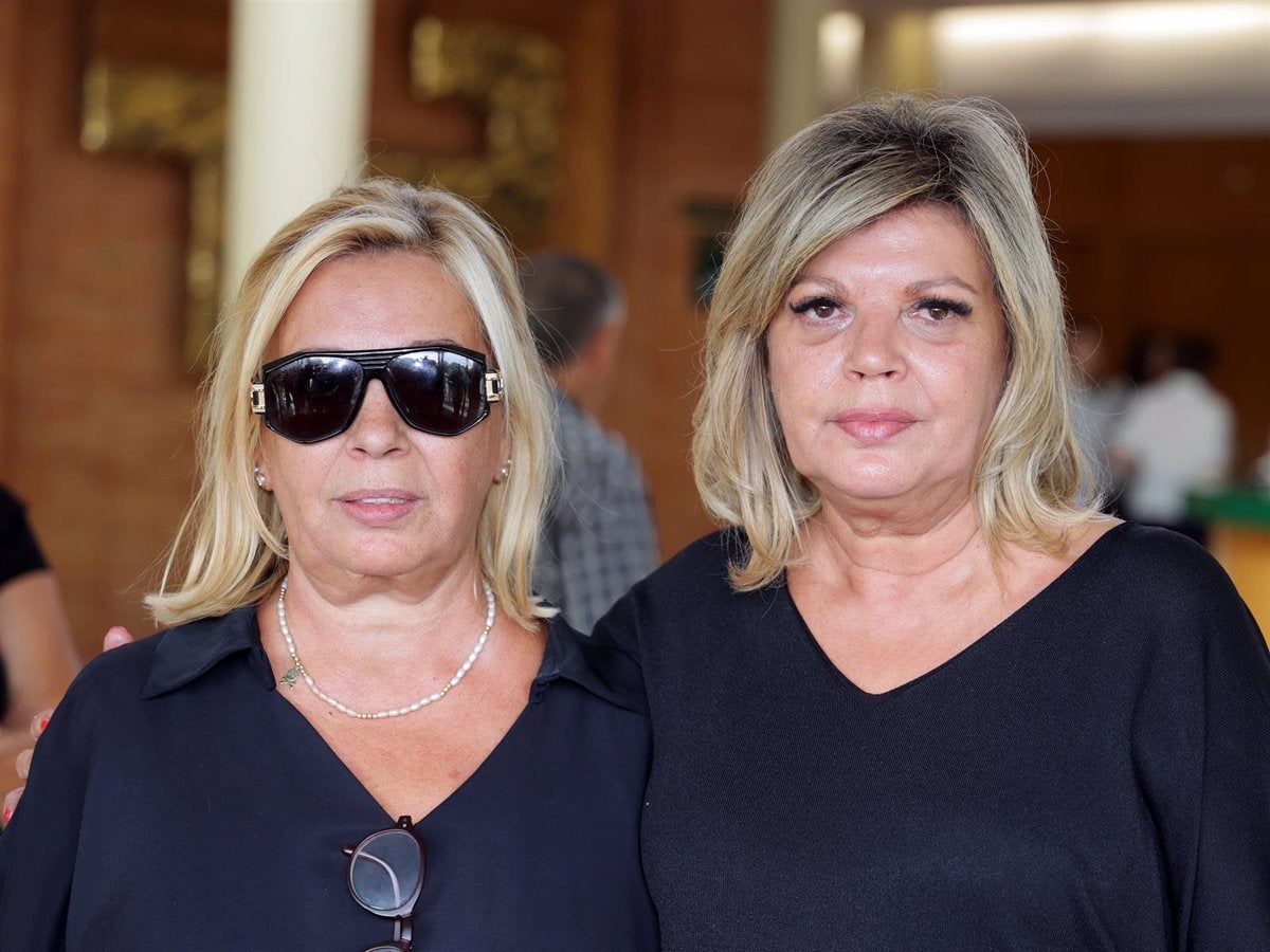 Carmen Borrego i Terelu Campos, a les portes del tanatori - Europa Press