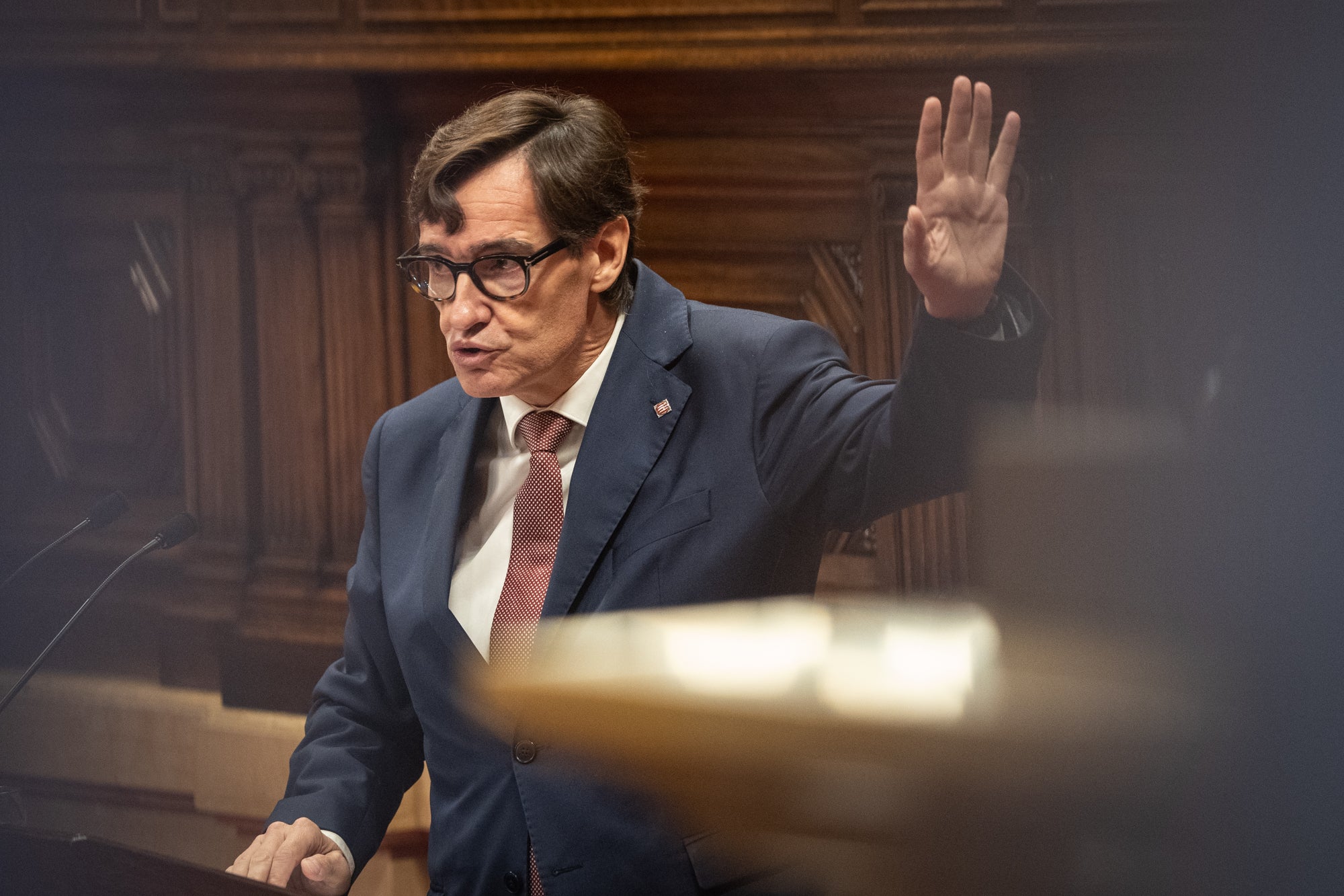 Salvador Illa, al debat de política general al Parlament de Catalunya 27.09.2023 / Mireia Comas