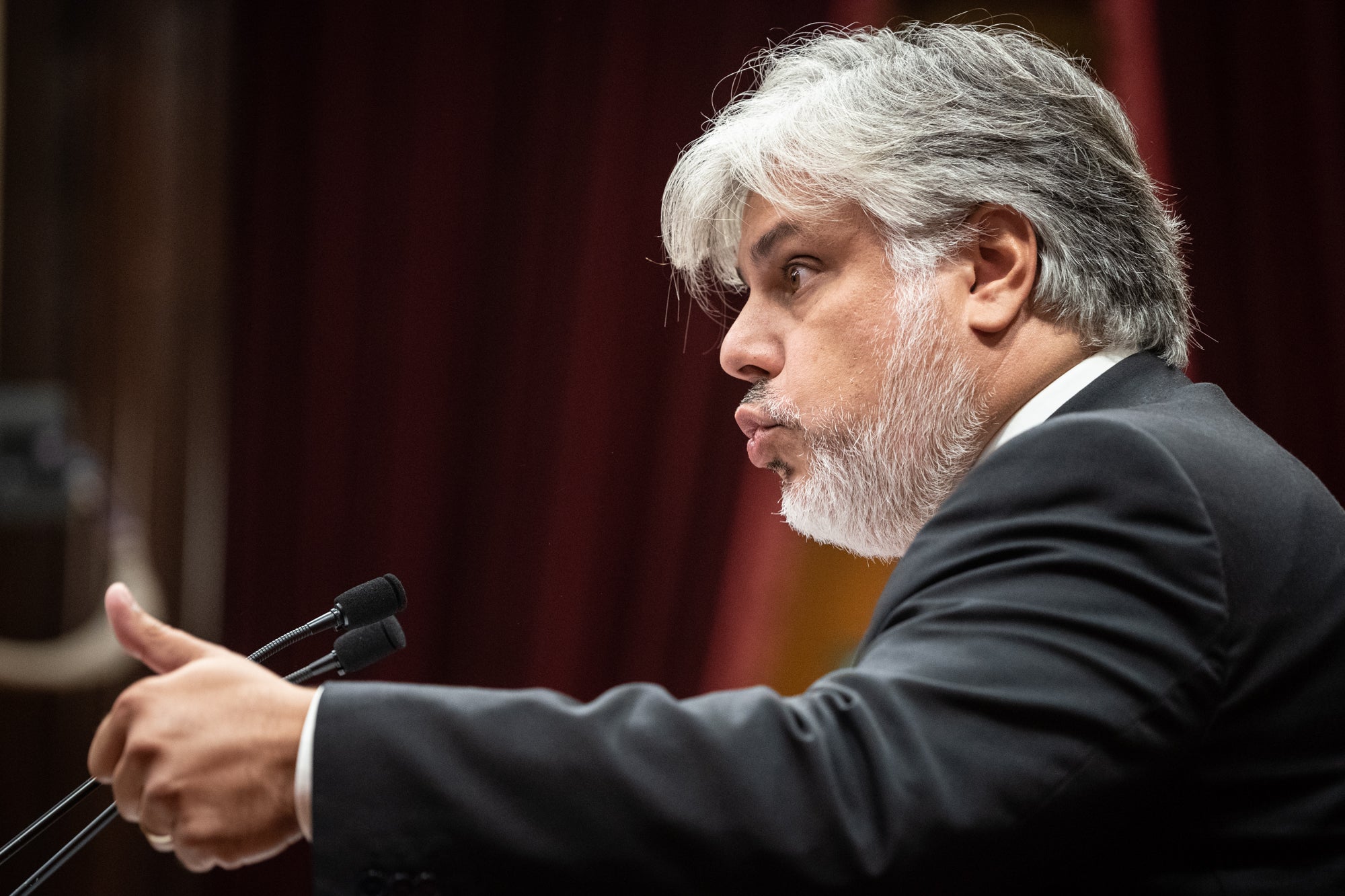 Albert Batet ha carregat durament contra el Govern de la Generalitat de Catalunya | Mireia Comas