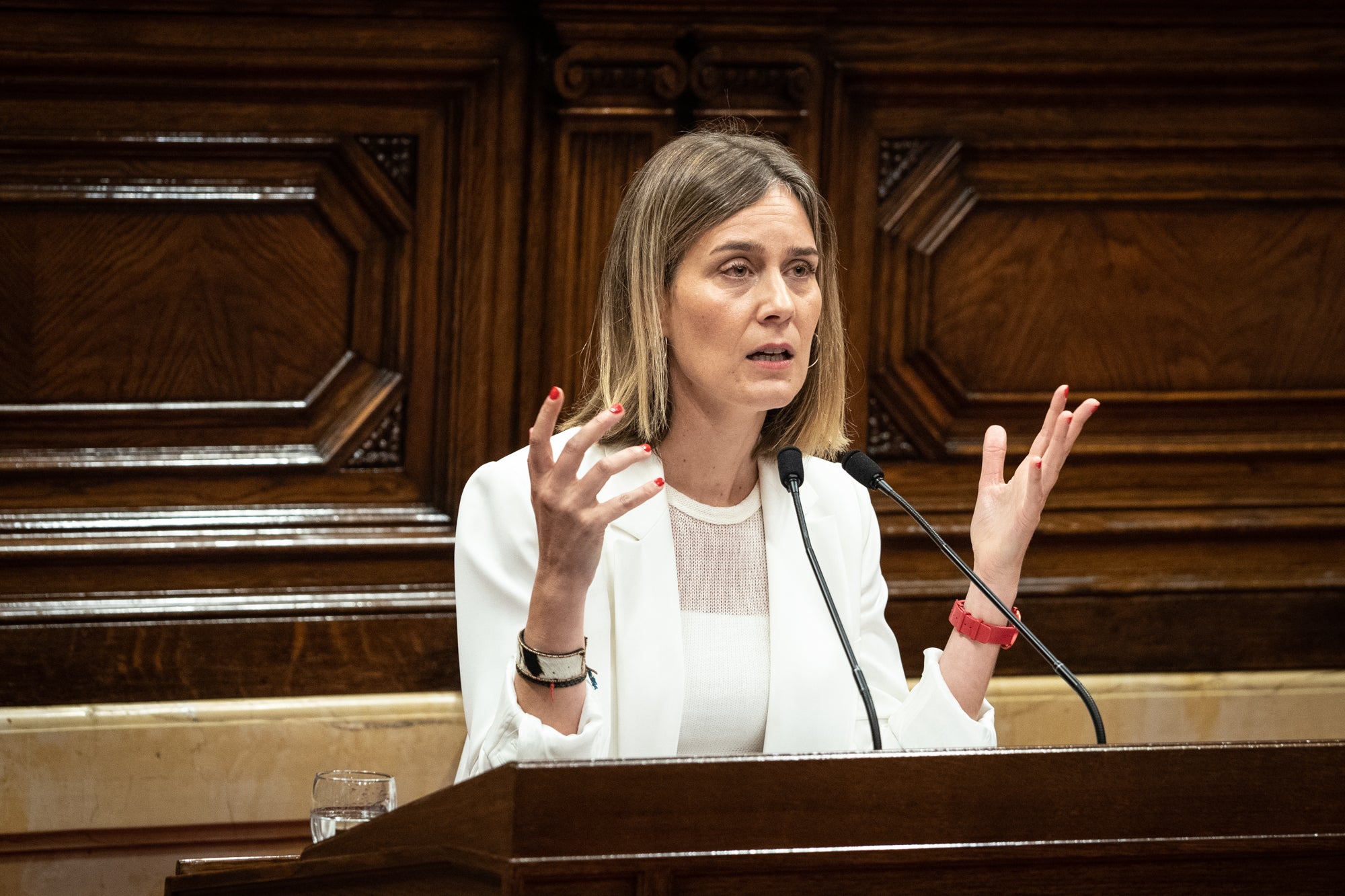 Jéssica Albiach al debat de política general al Parlament de Catalunya 27.09.2023 / Mireia Comas