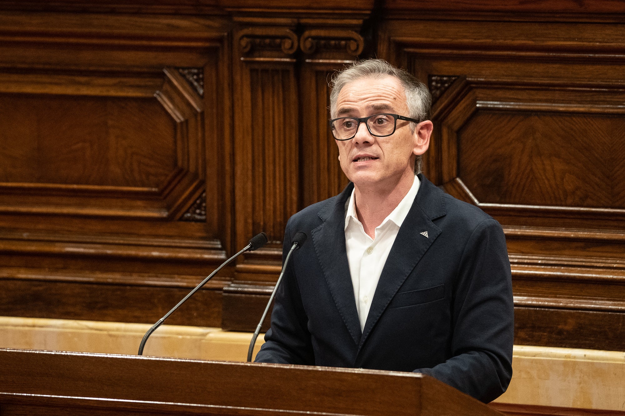Josep Maria Jové en el debate de política general en el Parlamento de Cataluña 27.09.2023 / Mireia Comas