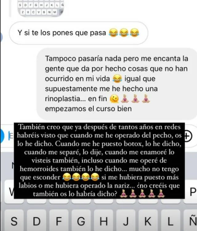 Laura Escanes es defensa - Instagram