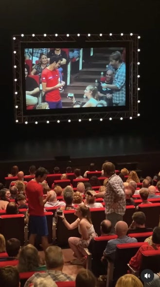 Petició de mì en directo en una funció de Quim Masferrer - Instagram