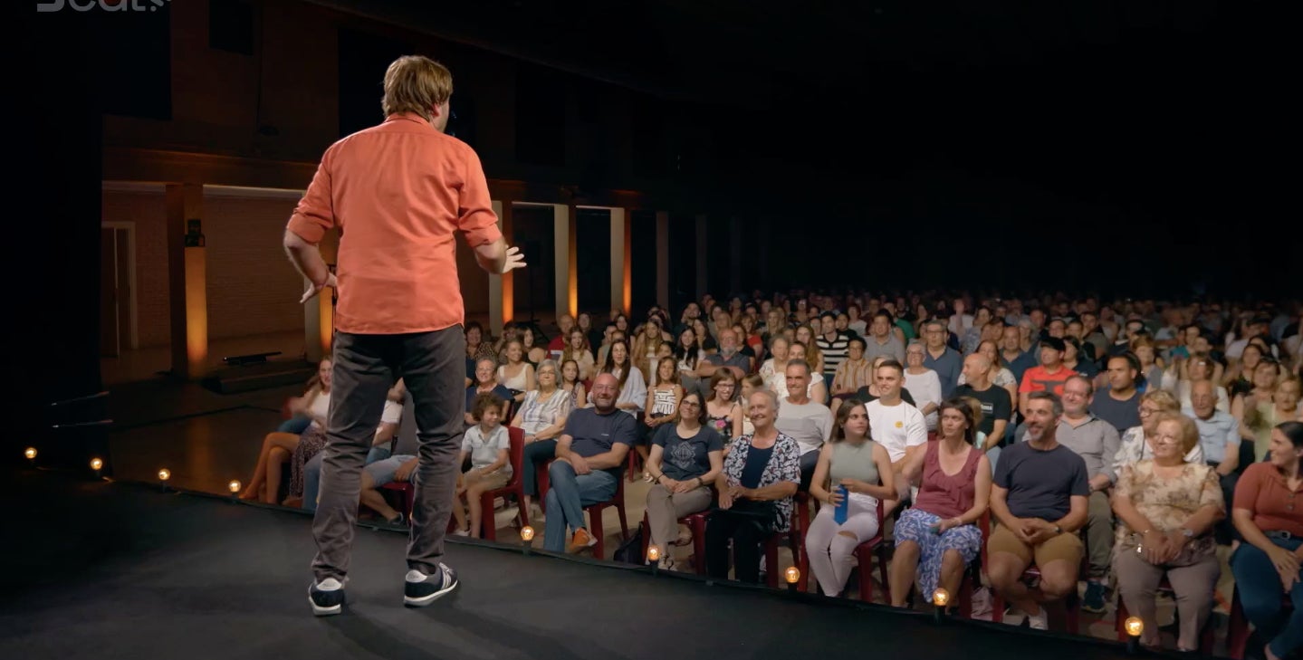 Petició de mà en directe en una funció de Quim Masferrer - TV3