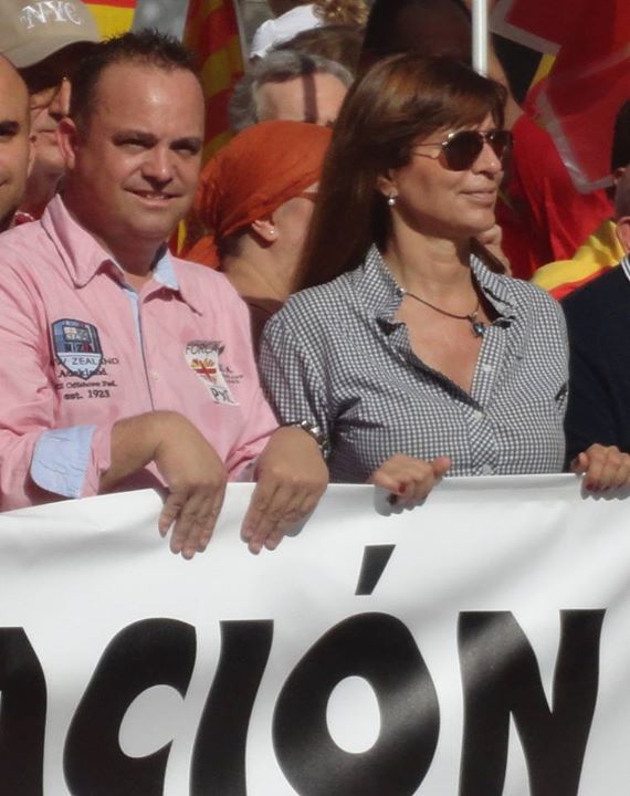 Victòria Álvarez i Roberto Hernando, a la manifestació de l'any 2014/PxC