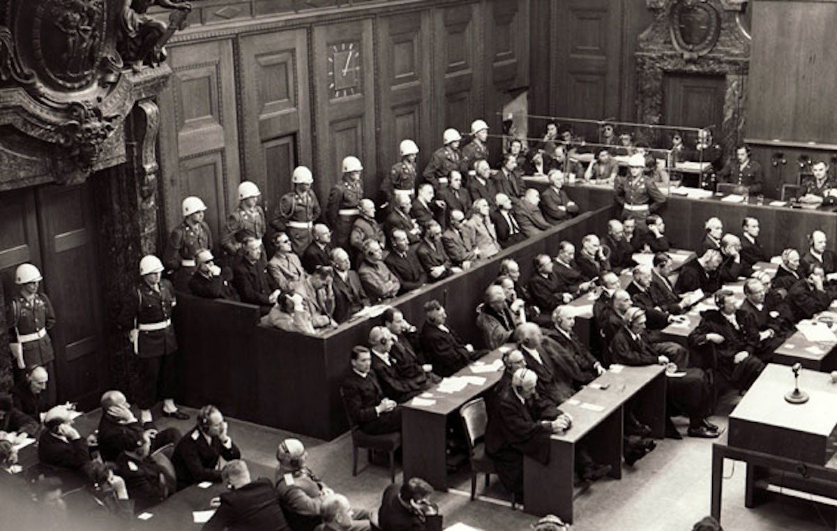 Los acusados a los grandes juicios de Núremberg por sus responsabilidades con el nazismo/Núremberg Museum-Archivo Municipal de Núremberg