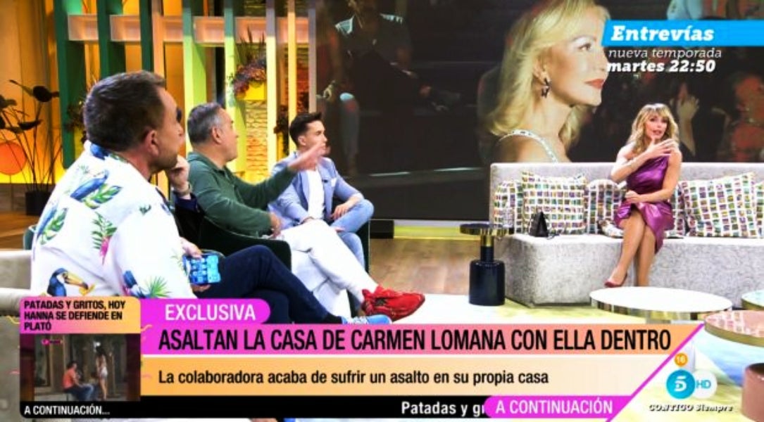 Assalten la casa de Carmen Lomana - Telecinco