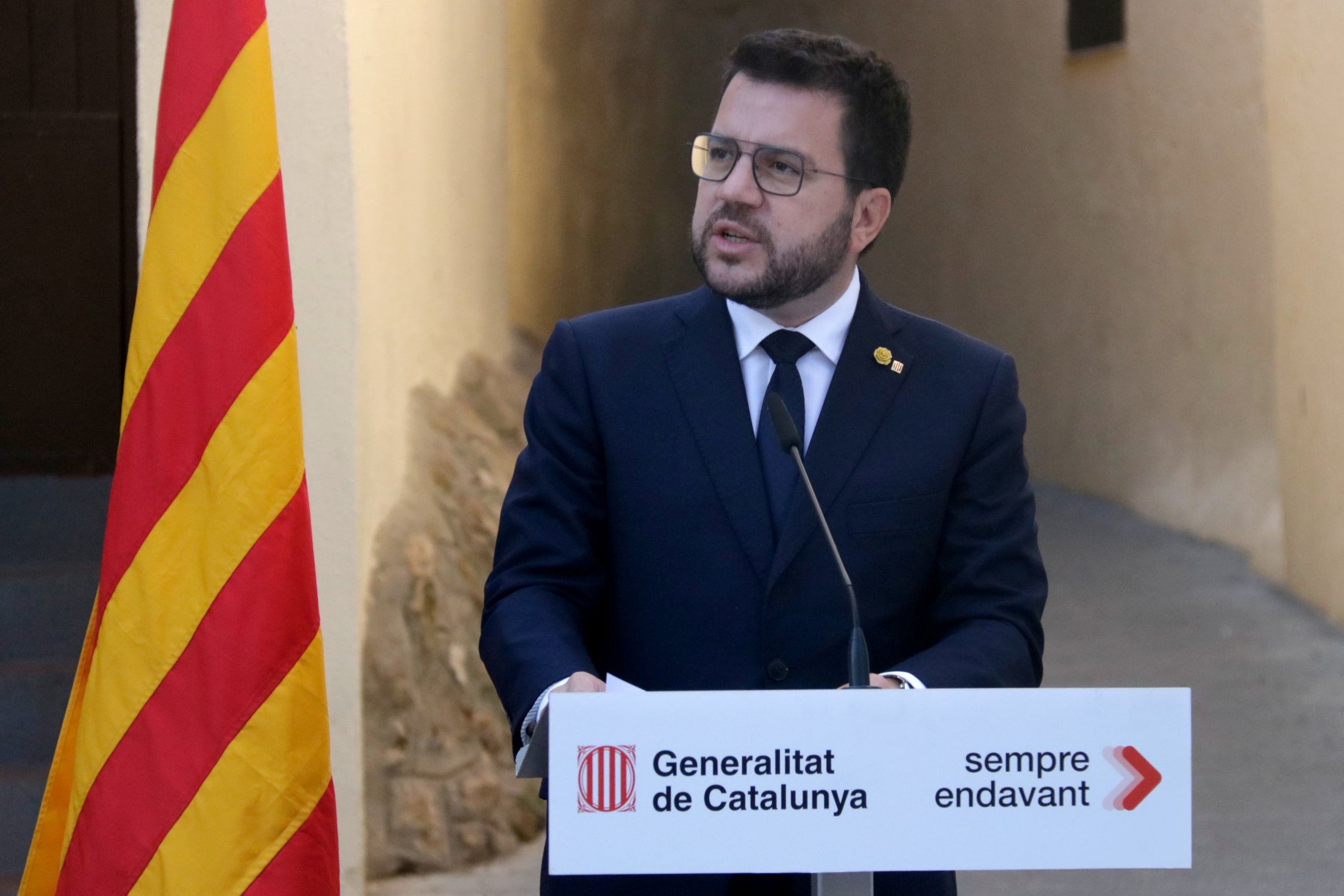 Imatge del president de la Generalitat, Pere Aragonès / ACN