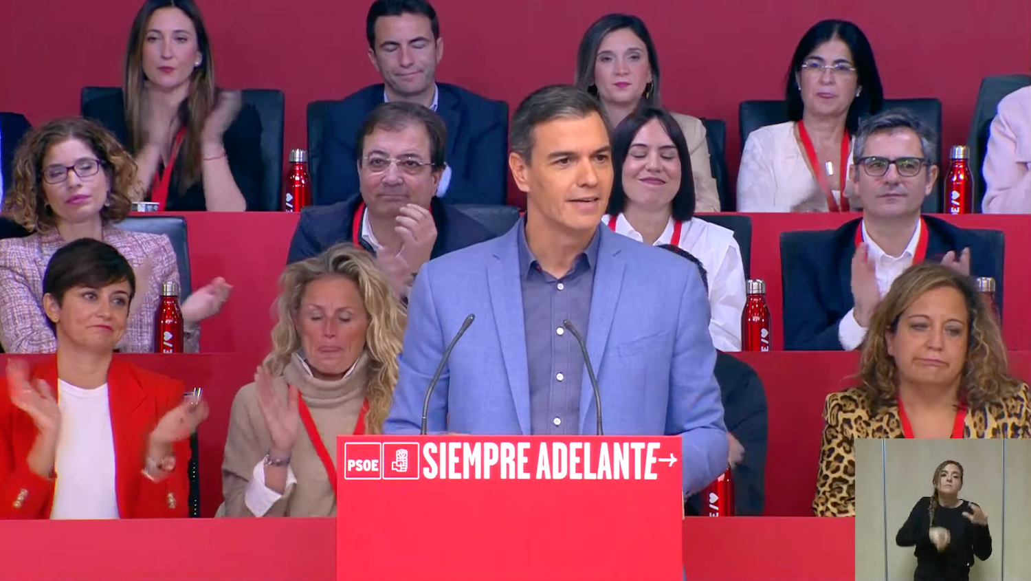 Pedro Sánchez, durant la seva intervenció davant el Comitè Federal del PSOE