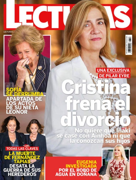 Cristina de Borbó no quiere divorciarse - Lecturas