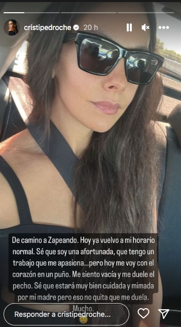 Cristina Pedroche torna a la feina després del part - Instagram