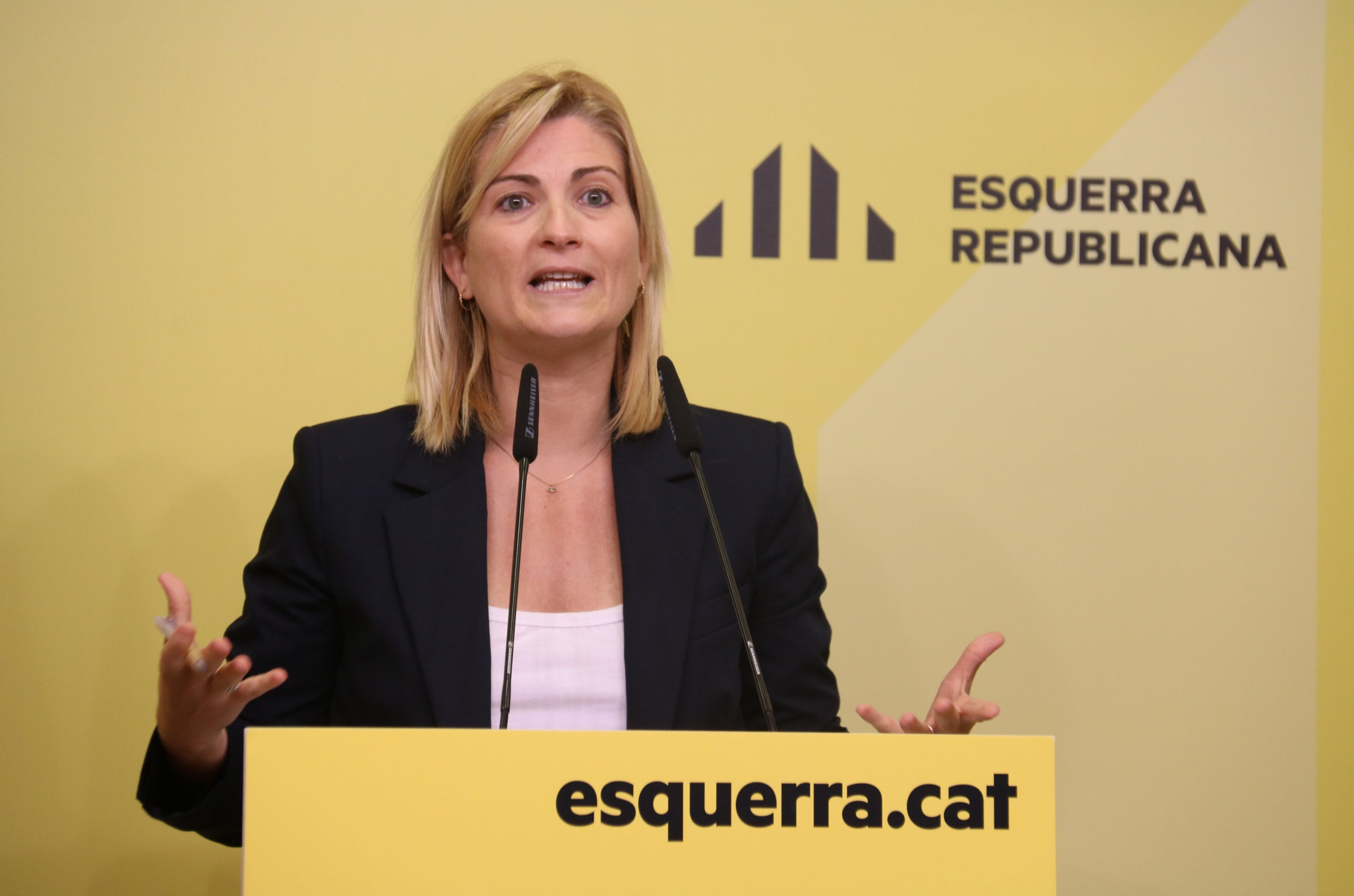 La portaveu d'ERC, Raquel Sans / ACN