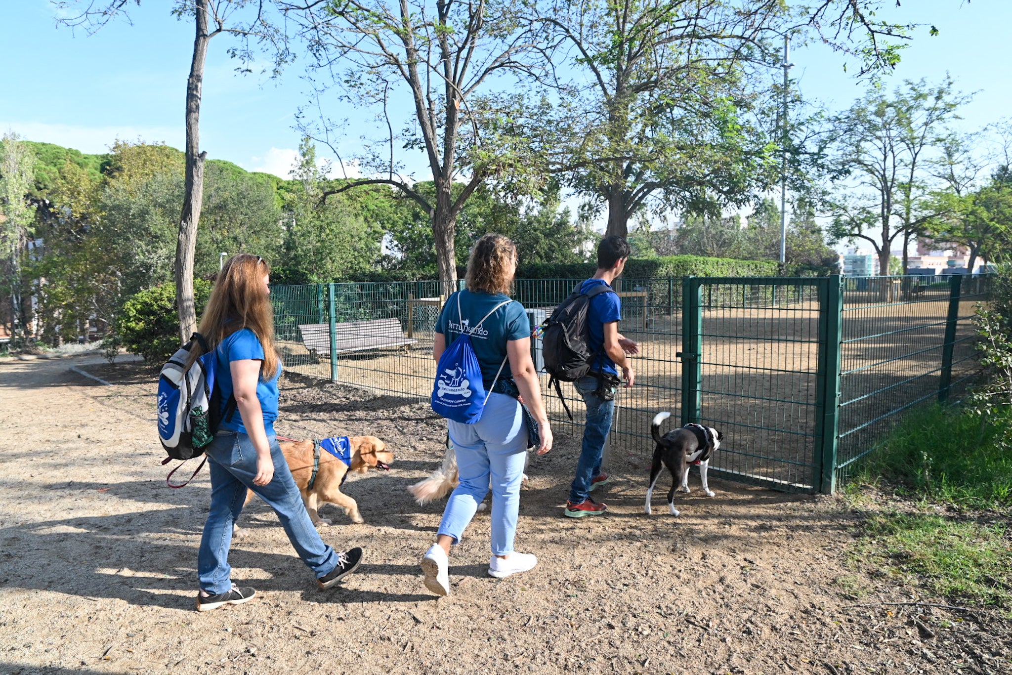 Una àrea d'esbarjo de parc de la Muntanyeta, de Sant Boi de Llobregat / Albert Canalejo/AMB