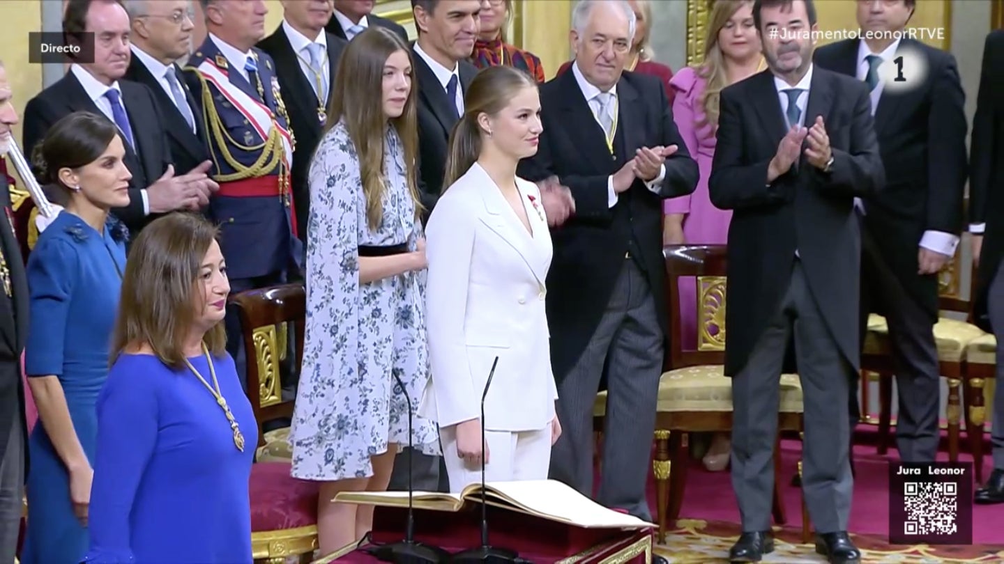 Elionor viu un moment històric per a la corona espanyola - TVE