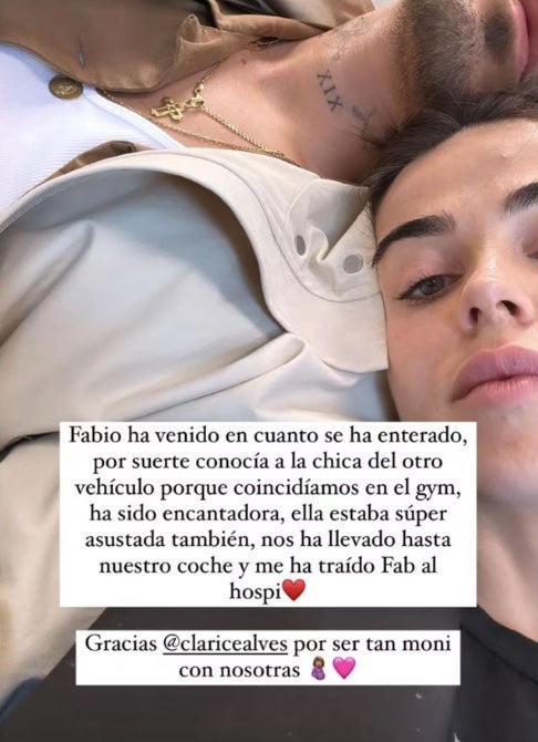 L'ensurt ha estat gros perquè està embarassada - Instagram