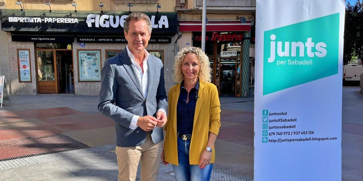Els dos regidors de Junts a Sabadell en una foto d'arxiu / iSabadell