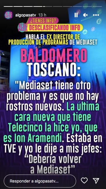 Parla un exdirectivo de Mediaset - Instagram