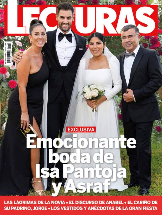 Primera imatge del vestit de núvia d'Isa Pantoja - Lecturas