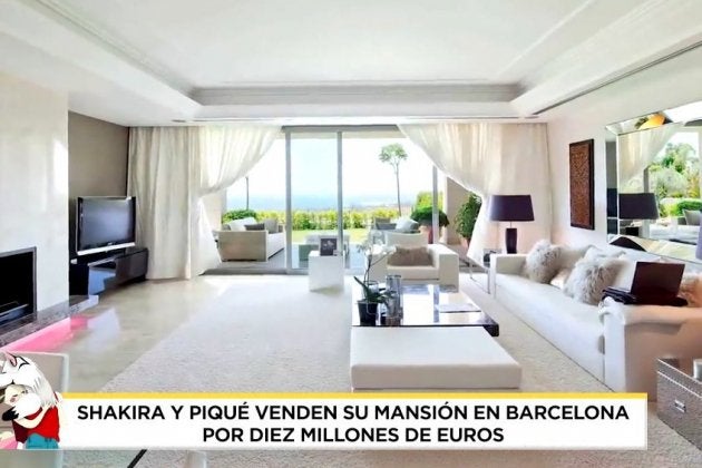 Un dels menjadors de la casa de Shakira i Gerard Piqué - Telecinco