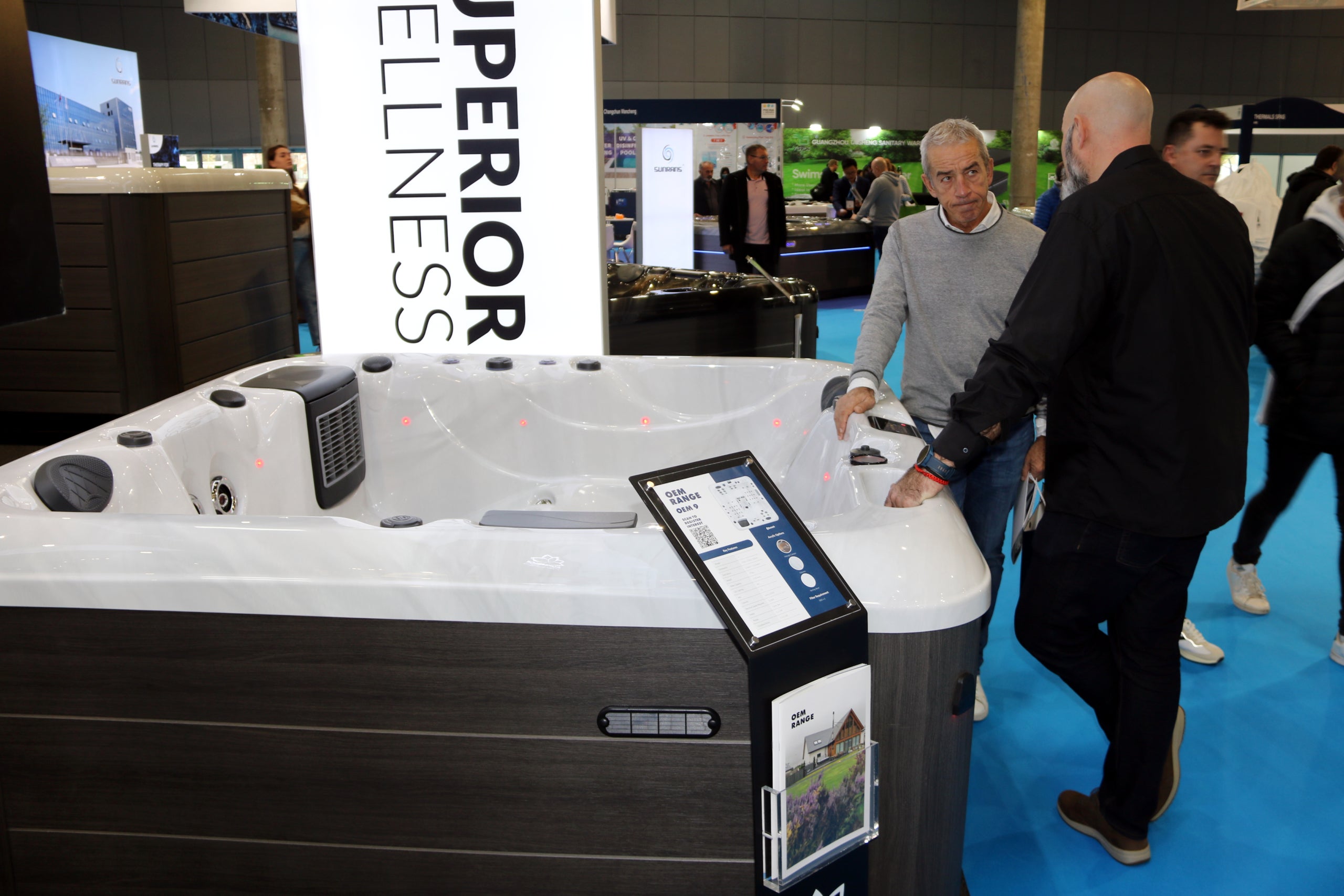 Un dels estands del saló Piscina&Wellness Barcelona / ACN