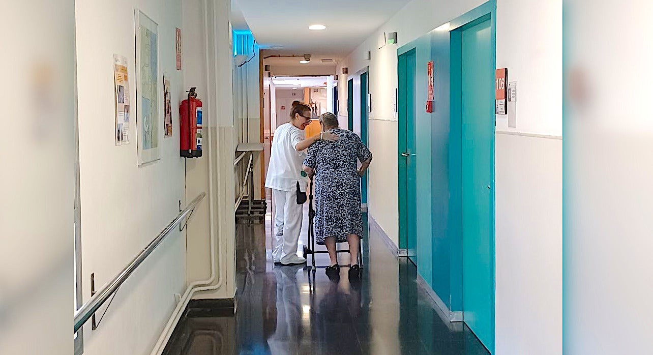 Interior de la residència de gent gran Feixa Llarga de l'Hospitalet de Llobregat / Departament de Drets Socials